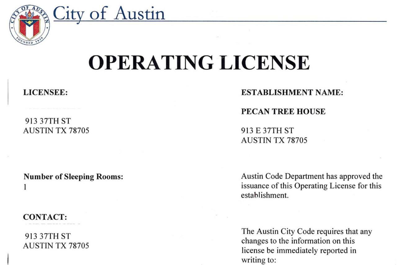 Ut Moody Center Downtown Eco Pecan Tree House Free Wifi Parking Quiet Office Austin Eksteriør bilde